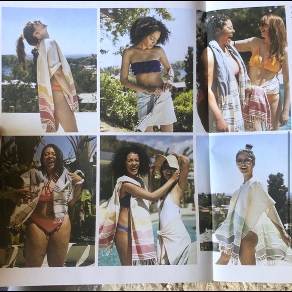 NWT Tribe Alive Caftan coverup seafoam - Picture 5 of 12